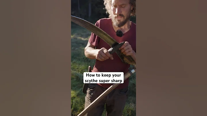How to keep your scythe super sharp!