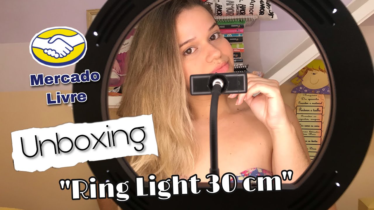 Ring Light 30 cm vale a pena? | Unboxing
