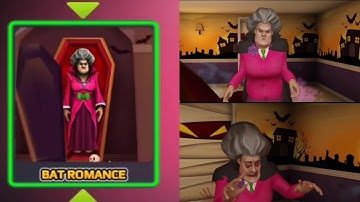 Scary Teacher 3D -Gameplay Walkthrough part 8 -halloween special/Bat Romance New Levels(Android/iOS)