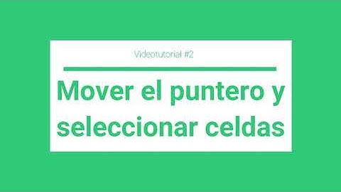 Excel || Video 02 || Libros y hojas Celdas, filas, columnas y rangos