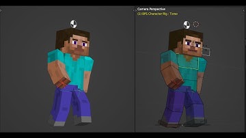 How to animate a Walk Cycle (Minecraft animation tutorial blender 3.6)