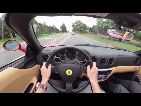 2004 Ferrari 360 Spider (Top Down) - WR TV POV Test Drive