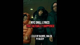 Nyc Drill Lyrics That Actually Happened