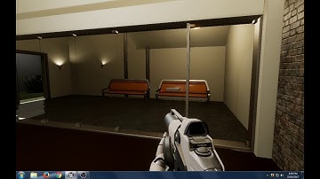 Basic Room Created in Unreal Engine 4