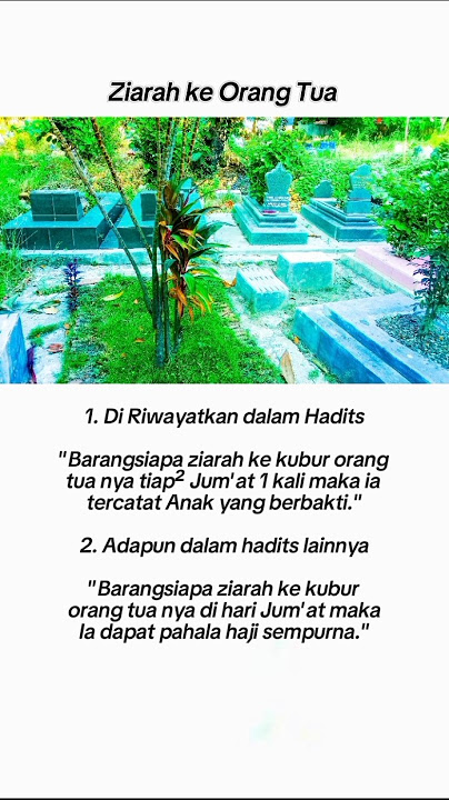 Fadhilah Luar Biasa Ziarah ke Makam Orang Tua di Hari Jum'at!#rinduorangtua #shorts