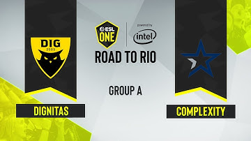 CS:GO - Dignitas vs. Complexity Gaming [Train] Map 1 - ESL One Road to Rio - Group A - EU