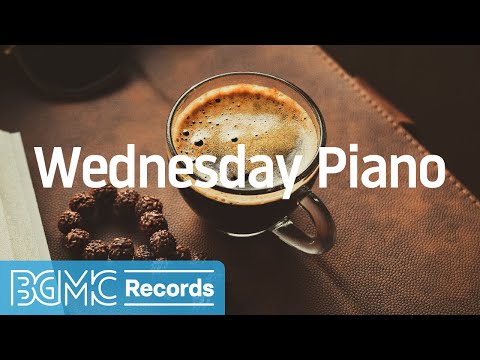 Wednesday Piano: Night Ocean Relaxing Waves - Smooth Piano Jazz Background Music for Lounge