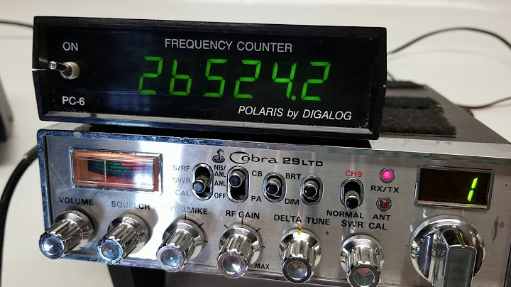 Cobra 29 ltd with frequency counter and extra channels