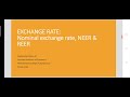 Nominal effective exchange rate (NEER): An introduction