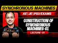 L-01 | Construction of Synchronous Machines - 01 | Electrical Machines | AE | JE | PSU | Ankit Goyal