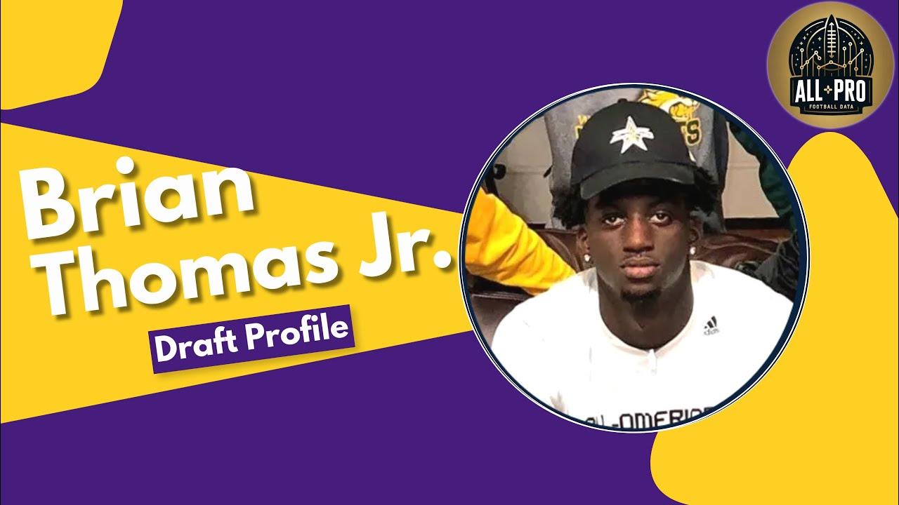 2024 NFL Draft Data Profile Is Brian Thomas Jr. an elite wide receiver prospect? YouTube