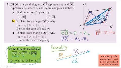 Using the Triangle Inequality to Solve a Geometric Problem
