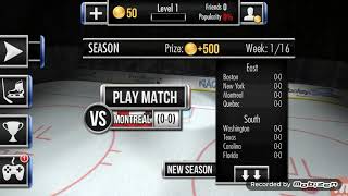 1st game of hockey showdown screenshot 2