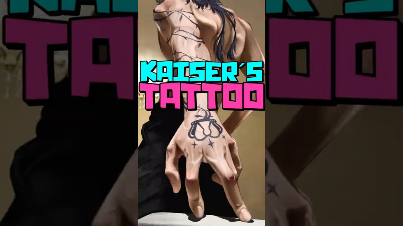 Why Did Kaiser Get a Blue Rose Tattoo?! | Blue Lock Kaiser Tattoo Meaning
