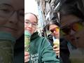 Post race matcha run 🍵 #dayinthelife #running #shorts #matcha #raceday #philly #cityvlog #vlog