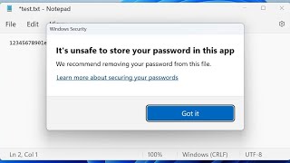 It's Unsafe to Store Your Password in This App screenshot 3