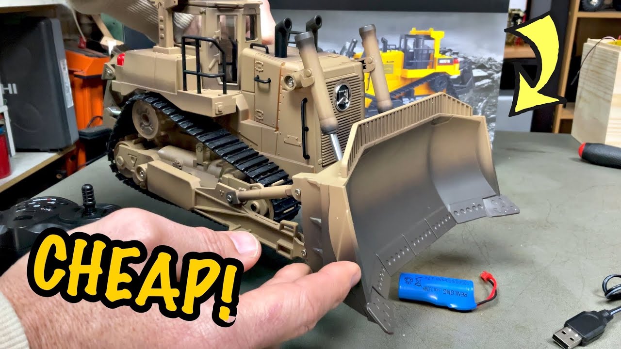 UNDER $100 RC BULLDOZER! - YouTube
