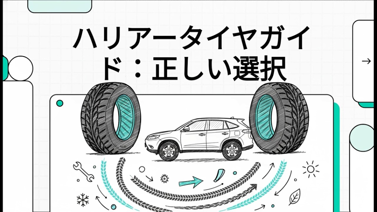 ハリアーの純正タイヤの特徴とメーカー、おすすめのタイヤはどれ