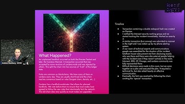 Cardano: NerdOut - ForkRetrospective