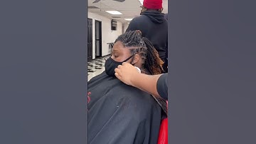 Loc Petal Mohawk #locs #dreads #locstyles #mohawk #dreadstyles #retwist #birminghamalabama #ponytail