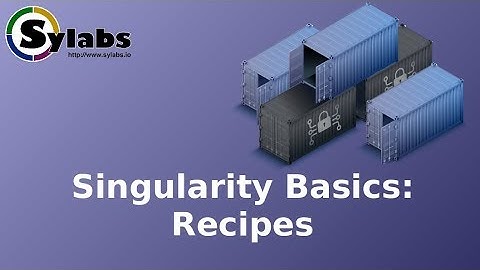 Building Singularity Containers From Recipes