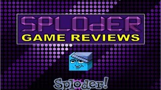 Sploder Game Reviews: Episode 40