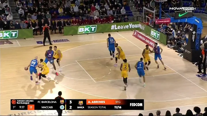 Basket teams Euroleague 2021 22 Barcelona Zipper Spain PnR 01