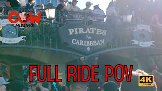 UPDATE Pirates of the Caribbean Disneyland POV FULL RIDE January 2024 4K