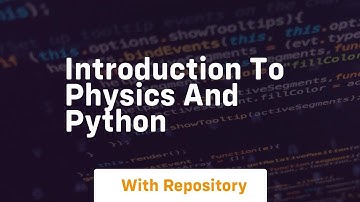 Introduction to physics and python