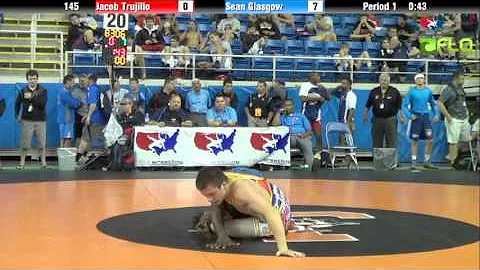 Junior 145 - Jacob Trujillo (Colorado) vs. Sean Gl...
