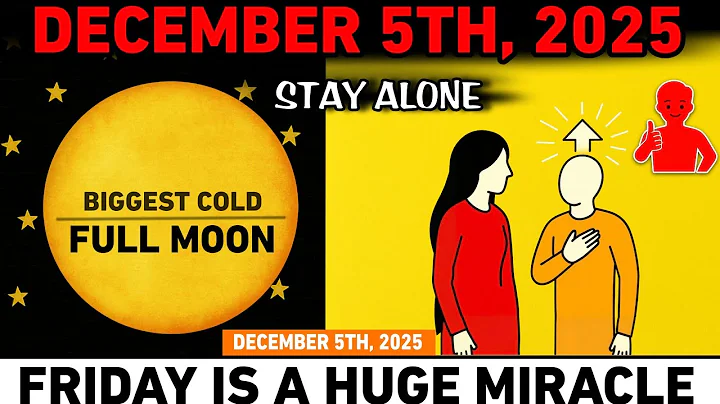 CHOSEN ONES: December 5 SUPERMOON — 7 Miracles Will Hit You TONIGHT