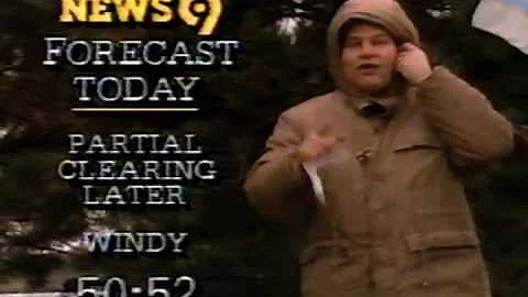 80s TV | Lloyd Lindsay Young weather | WOR 9 | 1986