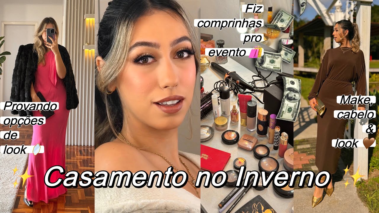 SE ARRUME COMIGO pra CASAMENTO de MANHÃ no INVERNO de 6° ❄️💘 Cacá Anjos