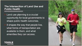 Land Use and Health Fundamentals Webinar