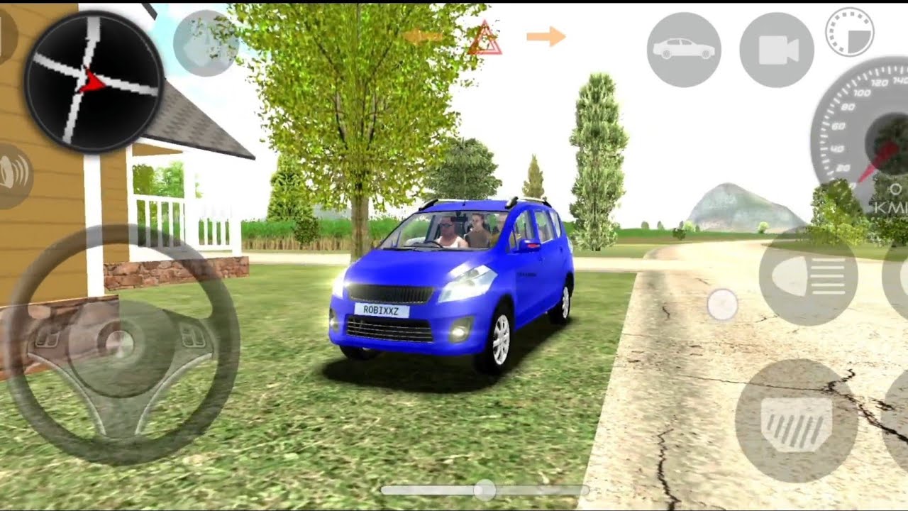 Super Blue Car Gadi Game Indian Car Simulator 3D Gameplay YouTube