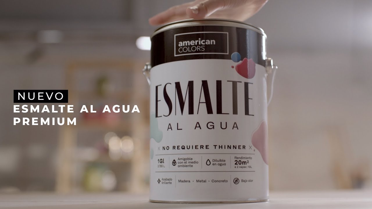 Nuevo Esmalte al agua American Colors | Dale el estilo que quieras a toda tu casa.