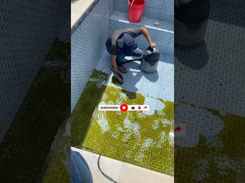 Aspiração de Piscina - Vídeo Satisfatório - Limpando Lodo De Piscina
