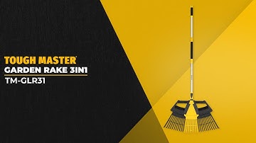 The Best 3-in-1 Multifunctional Garden Rake from TOUGH MASTER® | UK Planet Tools