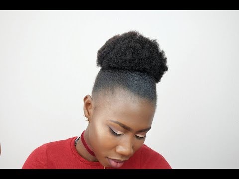 Murray's Superior Hair Dressing Pomade, high puff hairstyle on natural hair