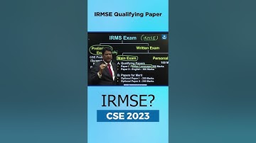 IRMSE/CSE 2023 | IRMSE Qualifying Paper Explained By B. Singh Sir CMD, NEXT IAS