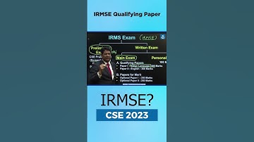 IRMSE/CSE 2023 | IRMSE Qualifying Paper Explained By B. Singh Sir CMD, NEXT IAS