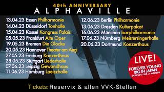 Alphaville – „40Th Anniversary: The Symphonic Tour“ Mit Orchester