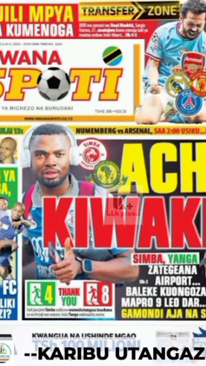 magazeti ya leo jumanne