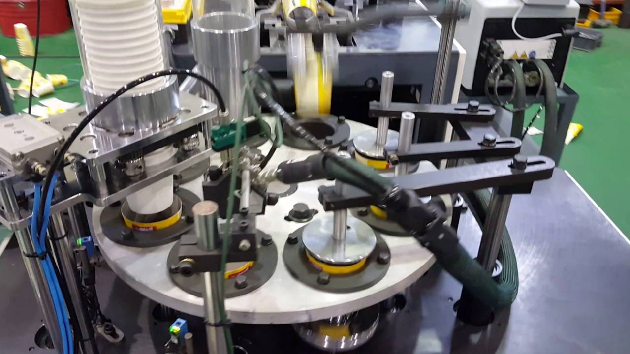 Double wall paper cup machine, Noodle cup machine, Out sleeve machine ...