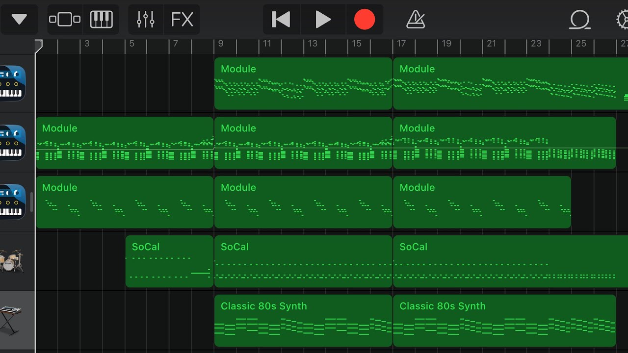 【GarageBand】疾走感のある曲