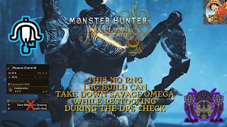 SAVAGE OMEGA SOLO RUN (No Support Hunters) - LBG NO RNG BUILD - MONSTER HUNTER WILDS