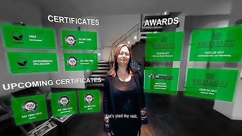 VR app - A factory tour with integrated 3D graphics