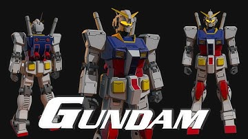 Gundam Mecha 3D Modeling Series Teaser | Maya