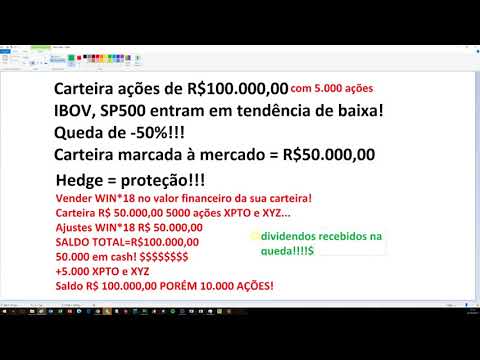 AULA NO #ProjetoOs10Porcento: Fazendo HEDGE com Mini-Contratos de índice (WIN)