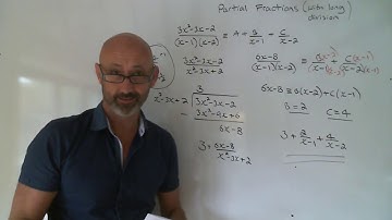 Partial fractions (with long division) A-Level